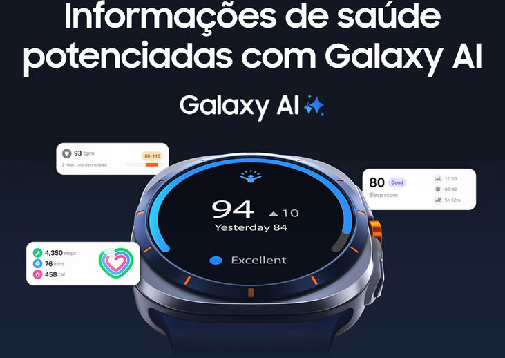 Reloj Smartwatch Samsung Galaxy Watch Ultra 2025 47mm LTE Azul image number 3