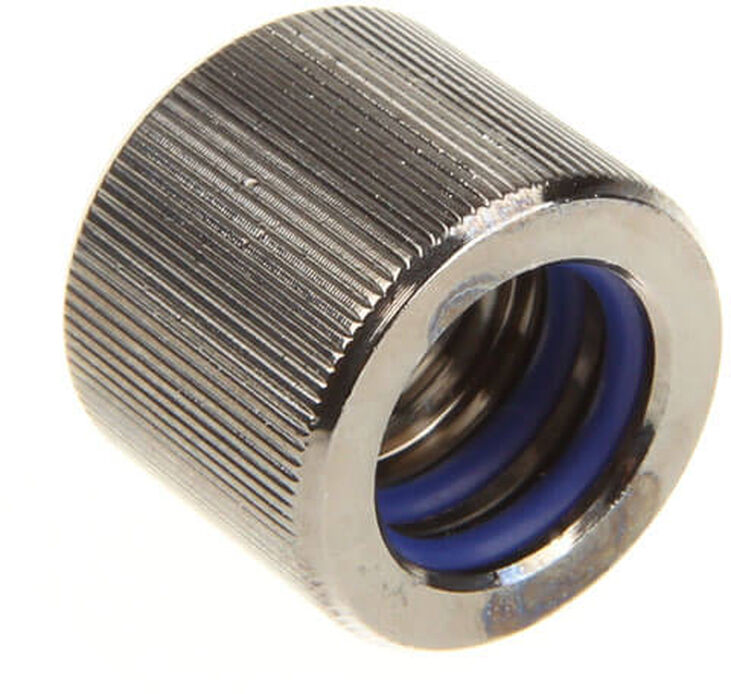 Conector EKWB HD G1/4 Hembra / Hembra 12/10mm Níquel Negro image number 0