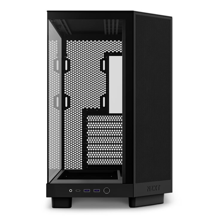 Torre ATX NZXT H6 Flow Negro Cristal Templado image number 0