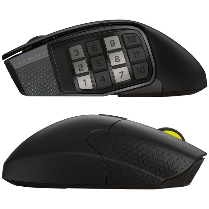 Rato Corsair Scimitar Elite Gaming Wireless SE MMO 33000DPI Gun Metal image number 5