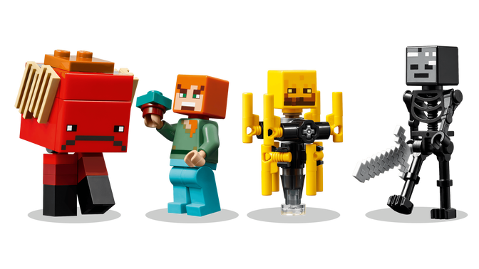 LEGO Minecraft: La Batalla de la Lava del Nether, 99 Piezas (21266) image number 2