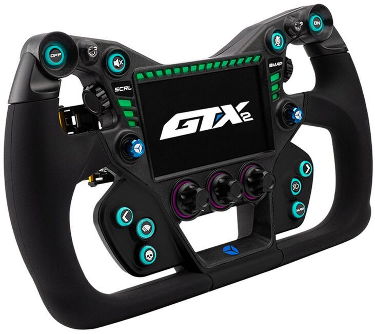 Volante Cube Controls GTX2 Grip (30cm) - Negro / Azul image number 1