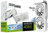 Tarjeta Gráfica ZOTAC GeForce® RTX 4060 Twin Edge White Edition 8GD6 DLSS3