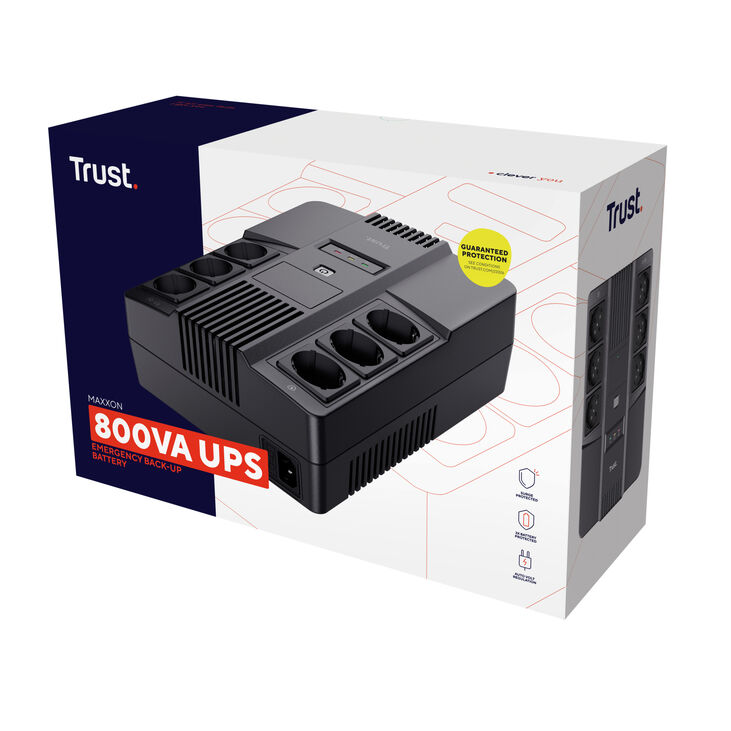 UPS Trust Maxxon Powerstrip 800VA image number 3