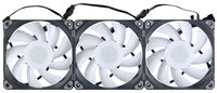 Ventilador Phanteks M25 PWM D-RGB Negra Pack 3- 120mm