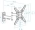 Soporte de Pared Tooq Tilt e Giratónrio 13" a 43" 66-274 mm Max. 20kg Negro image number null