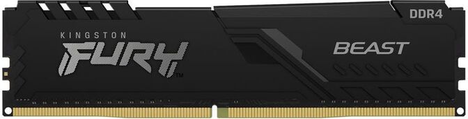 Kingston 8GB DDR4 3200MHz FURY Beast Negro 1R CL16 image number 0