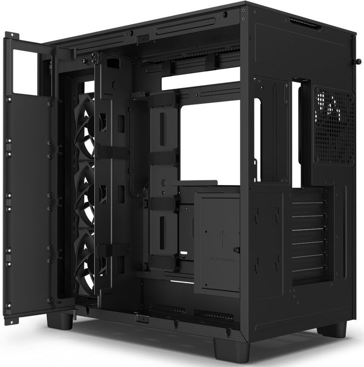 Torre ATX NZXT H9 Flow Negro Cristal Templado image number 5