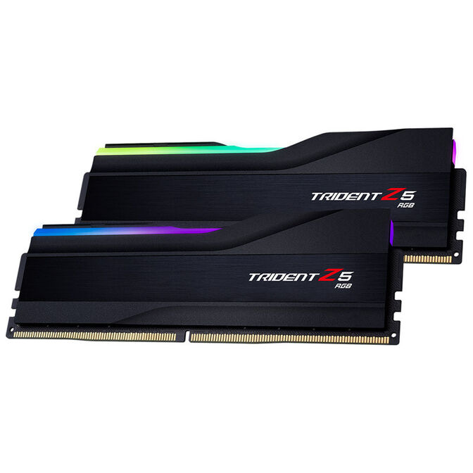 G.Skill Kit 64GB (2 x 32GB) DDR5 6400MHz Trident Z5 RGB CL32 Black - F5-6400J3239G32GX2-TZ5RK image number 2