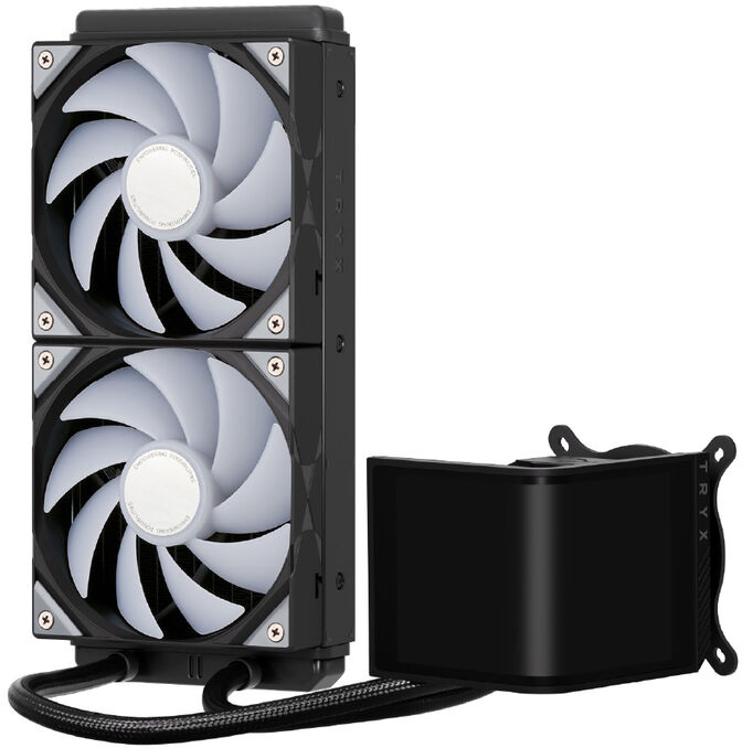 Water Cooler CPU TRYX Panorama SE 240 ARGB Negro image number 3