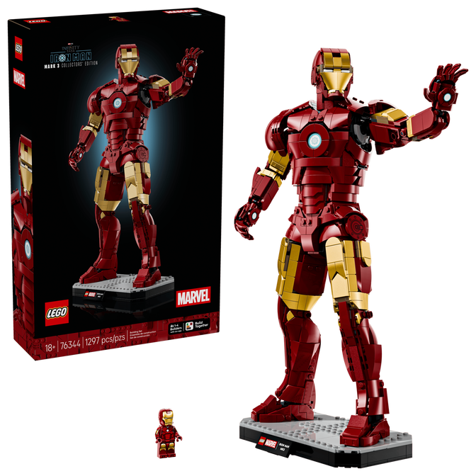 LEGO Marvel: Iron Man Mark 3, 1297 Piezas (76344) image number 0