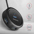 HUB USB-C AXAGON HUE-P1C 4x USB 3.2 Gen 1 ROUND, micro USB power IN image number null