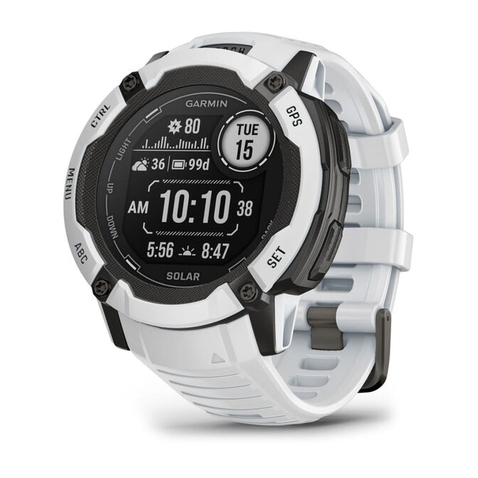 Smartwatch Garmin Instinct 2X Solar 50mm Branco image number 0