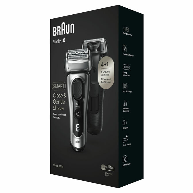 Afeitadora Braun Series 8 8517s Wet&Dry image number 4
