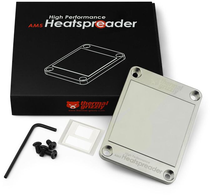 Heatspreader Thermal Grizzly de alto rendimiento para AM5 image number 9