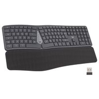 Teclado Ewent EW3290 Ergonómico Multimodo Bluetooth/2.4Ghz Wireless PT Preto