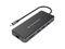 HUB USB 12 en 1 USB-C 3.2 > 3x USB-A 3.0 + 2x HDMI + VGA + USB 2.0 + Gigabit + USB-C (PD100W) + Lector de Tarjetas + Audio