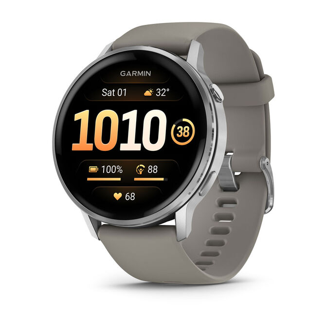 Smartwatch Garmin Venu 4 45mm Prateado/Cinzento image number 0