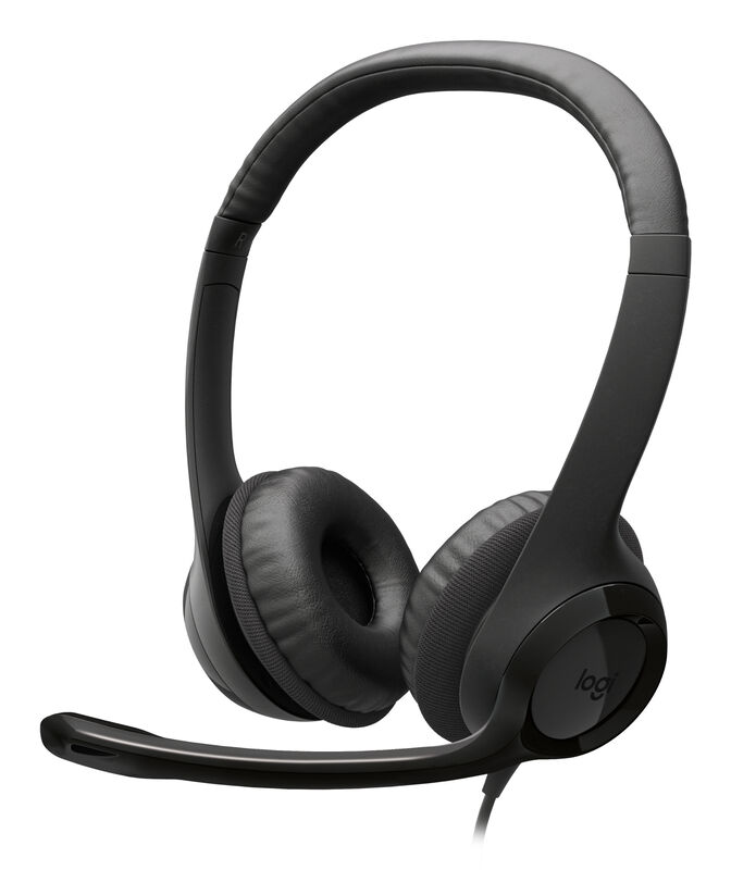 Headset Logitech H390 USB-C Preto image number 5
