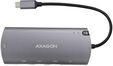Multiport-Hub AXAGON HMC-6M2, USB 3.0, M.2-SATA, HDMI, Gbit-LAN, 2x USB-A, 1x USB-C image number null