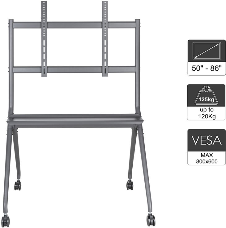 Soporte Móvil Ewent EW1542 TV Mounting Bracket XL 50" - 86" image number 3