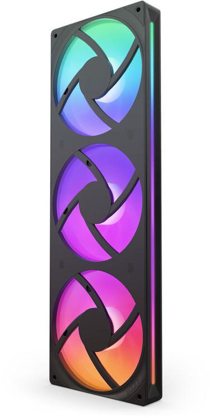 Ventilador NZXT F360 RGB Core Single-Frame Negras - Triplo Ventilador 120mm ( 360mm ) image number 1