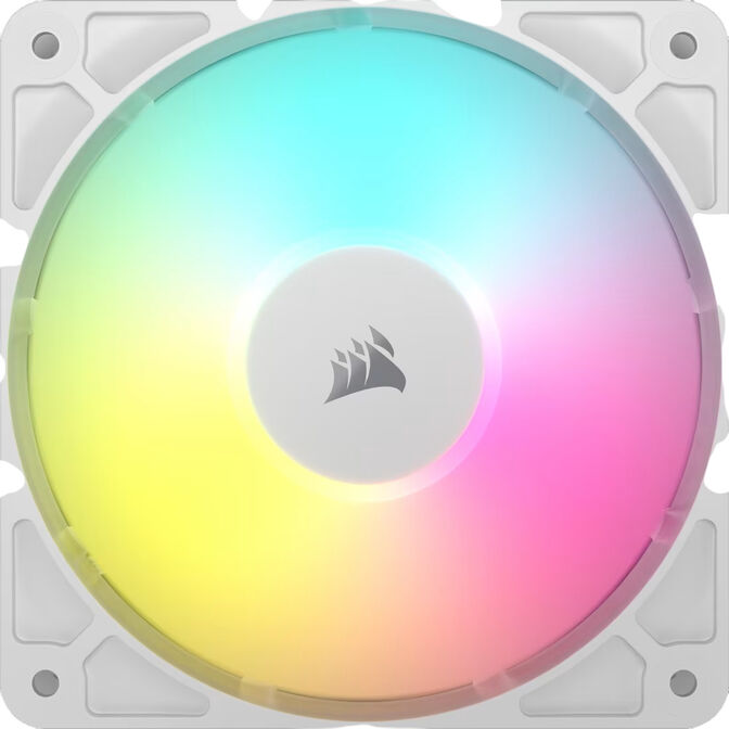 Ventilador Corsair RS120-R ARGB Reverse PWM Blanco 120mm (Pack 3) image number 1