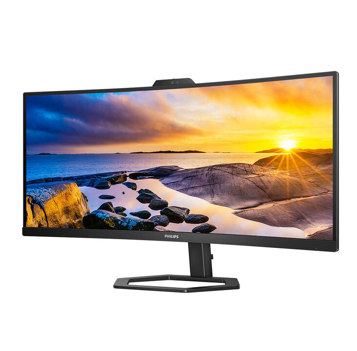 Monitor Philips Série 5000 34" 34E1C5600HE VA UWQHD 100Hz 1ms c/colunas + Aj.Altura + Webcam + USB-C ( PD65W ) image number 4