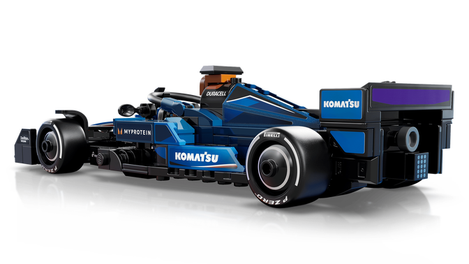 LEGO Speed Champions: Coche de Carreras Williams Racing FW46 F1, 263 Piezas (77249) image number 4