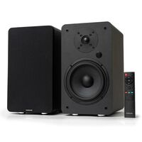 Altavoces Hi-Fi Vulkkano A6 ARC 80W Bluetooth HDMI ARC Negros