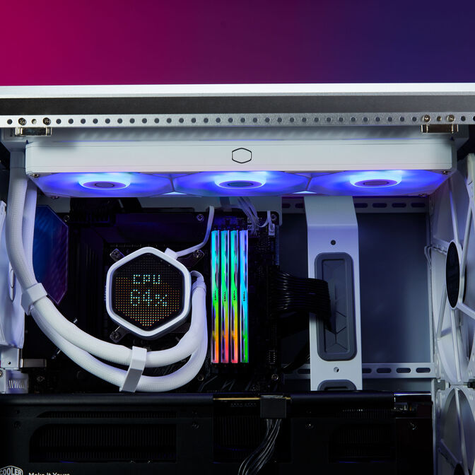 Refrigeraci&oacute;n L&iacute;quida CPU Cooler Master MasterLiquid ATMOS II Pixel Led ARGB 360mm Blanco image number 7