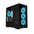 Caja Micro-ATX Lian Li Vector V100 Mini Negro Vidrio Templado image number null