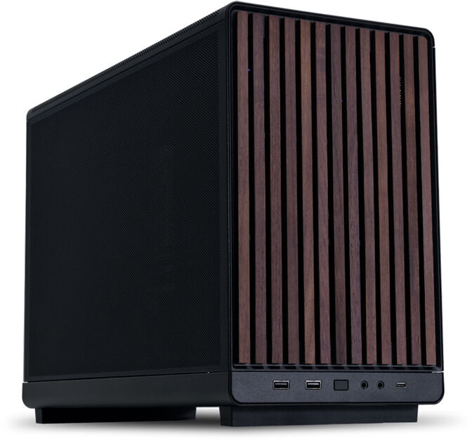 Caja Micro-ATX Lian Li x Dan Cases A3 Negra Madera image number 0