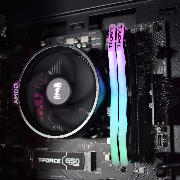 Ordenador AURA Gamer-PC Ryzen 5 7500F 32GB DDR5 1TB RTX 5060 WiFi W11 V2 image number 6