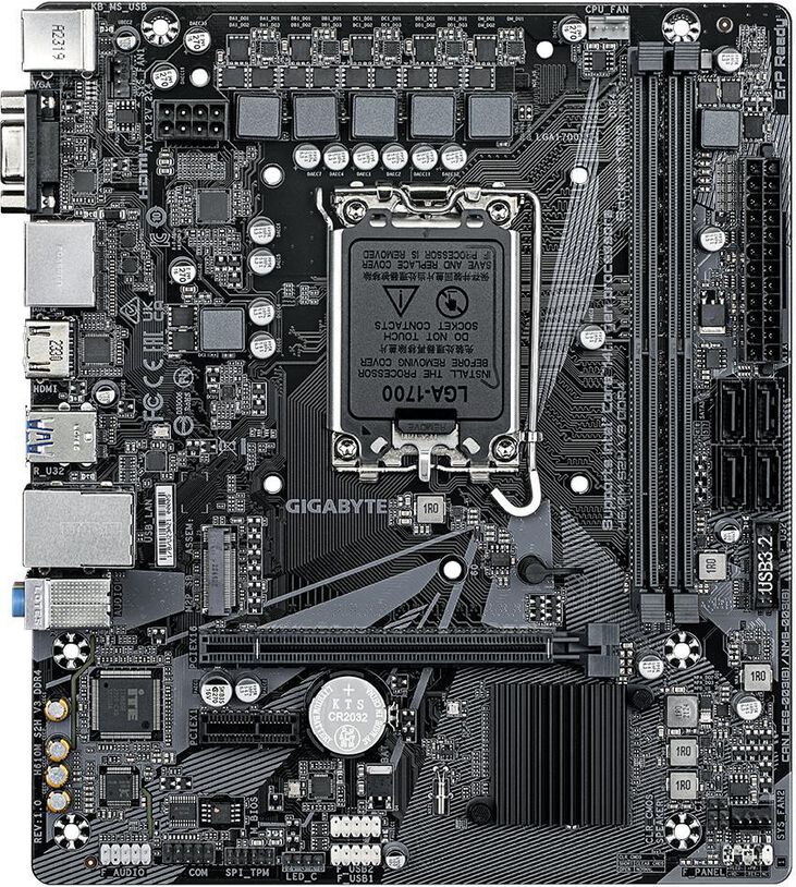 Placa Base Gigabyte H610M S2H V3 DDR4 image number 1