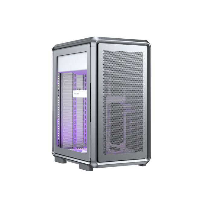 Torre Micro-ATX Cooler Master MasterFrame 400 Mesh Silver image number 1
