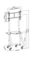Soporte Móvel Equip para TV 37" a 80" Máx. 80kg image number null