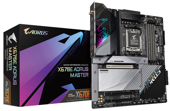 Placa Base Gigabyte X670E Aorus Master image number 0