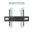 Soporte de Pared Tooq Inclinable 6 Pivotes 32" a 80" M&aacute;x. 40kg Negro image number null