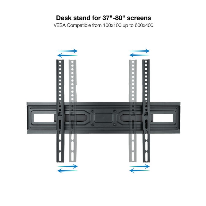 Soporte de Pared Tooq Inclinable 6 Pivotes 32" a 80" M&aacute;x. 40kg Negro image number 5