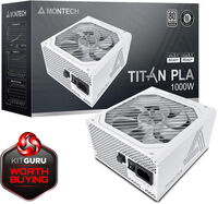 Fuente Montech Titan PLA 1000W 80 Plus Platinum PCIE5 (Cybenetics Platinum)