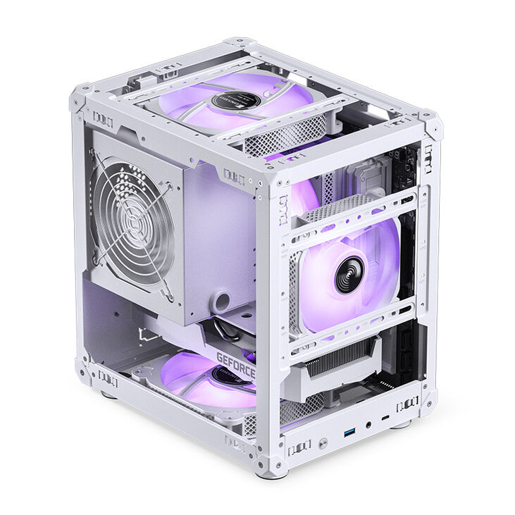 Caja Micro-ATX Jonsbo C6 Blanco image number 1