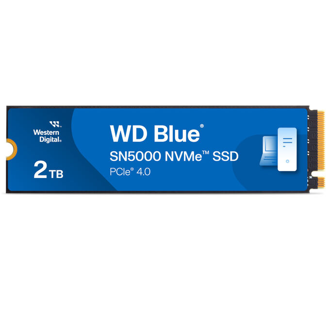Disco SSD Western Digital Blue SN5000 2TB Gen4 M.2 NVMe (5150/4850MB/s) image number 1