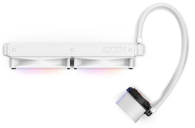 Kit de Refrigeraci&oacute;n L&iacute;quida CPU NZXT Kraken 280 RGB Blanco image number 1