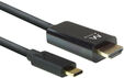 Cable Conversor Ewent USB-C Macho para HDMI Macho 2 M Negro image number null