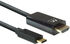 Cable Conversor Ewent USB-C Macho para HDMI Macho 2 M Negro image number null