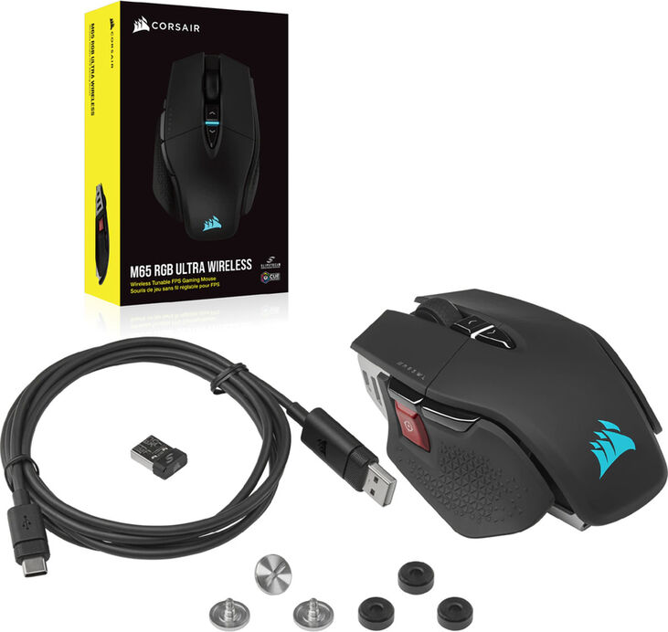 Rat&oacute;n Corsair M65 RGB Ultra Wireless 26000 DPI image number 11