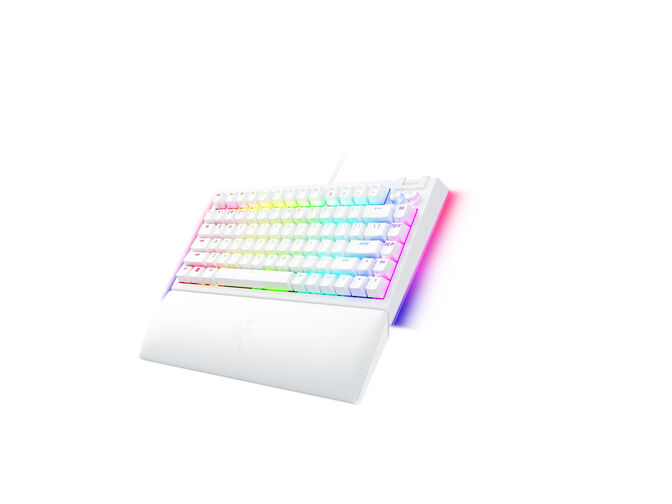 Teclado Razer BlackWidow V4 75% RGB Tactile Switch White Ed. (US) image number 2