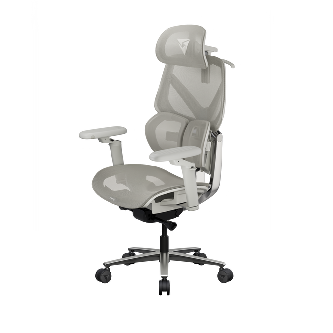 Silla Ergon&oacute;mica TX3 (ThunderX3) FLEX Pro con Soporte Lumbar de 360&deg; - Mesh Gris image number 2