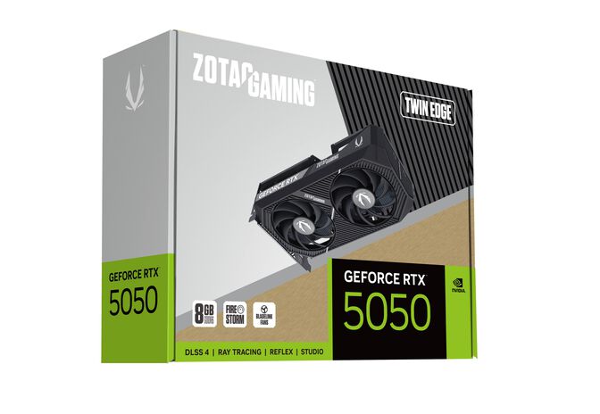 Tarjeta Gr&aacute;fica ZOTAC GeForce&reg; RTX 5050 Twin Edge 8GB GDDR7 DLSS4 image number 1